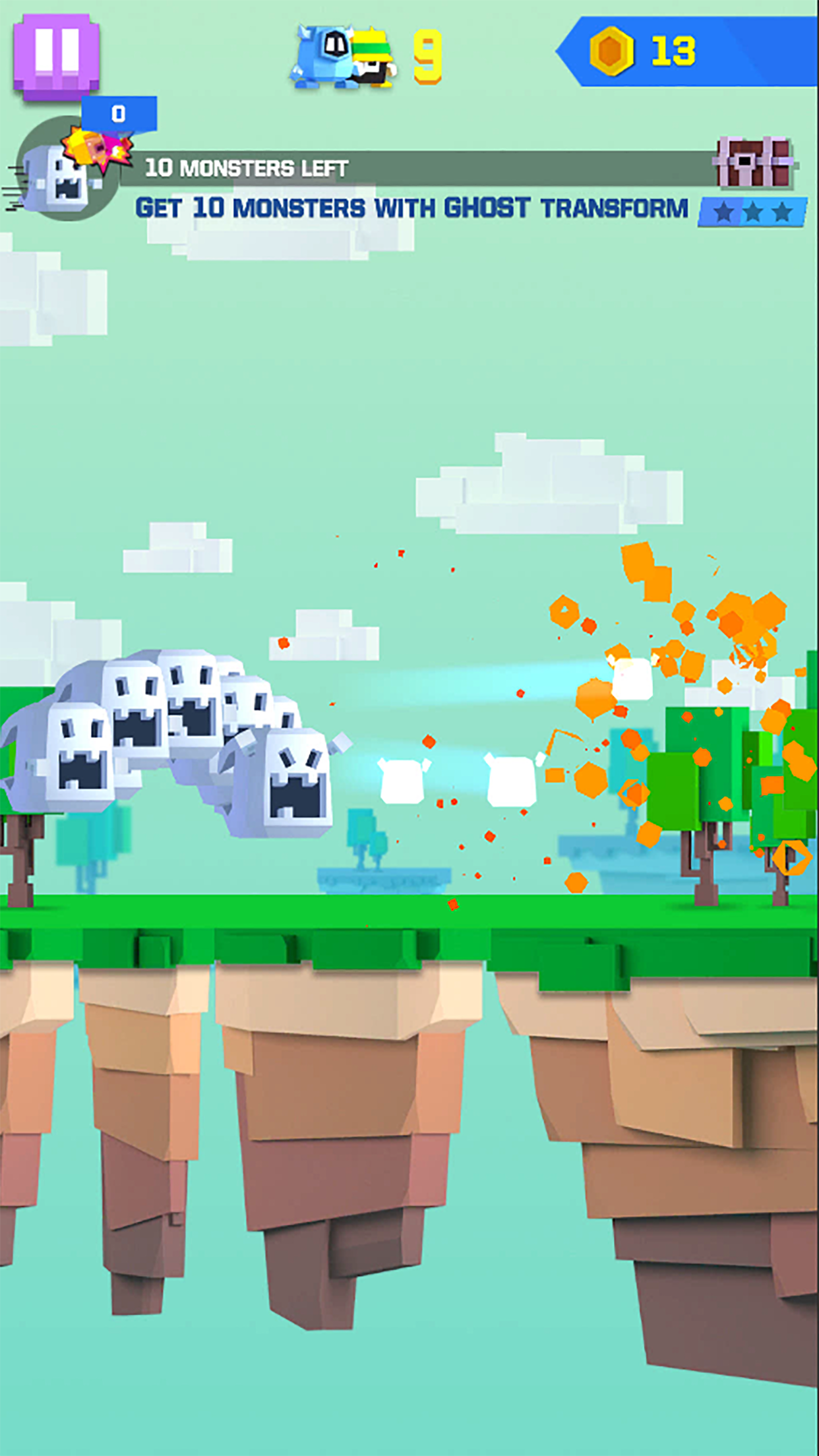 Monster Rush Game Screenshot
