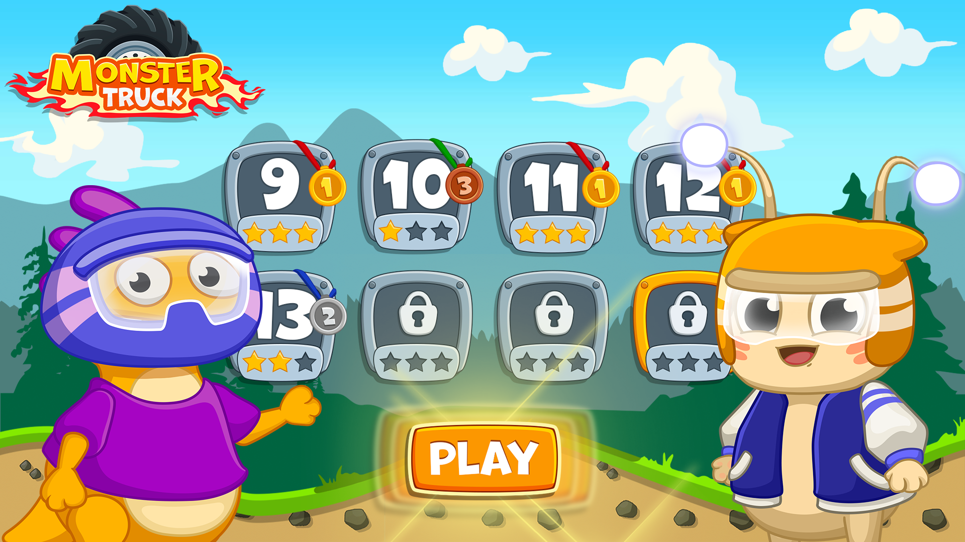 MonMon & Ziz: Kids Car Racing ภาพหน้าจอเกม