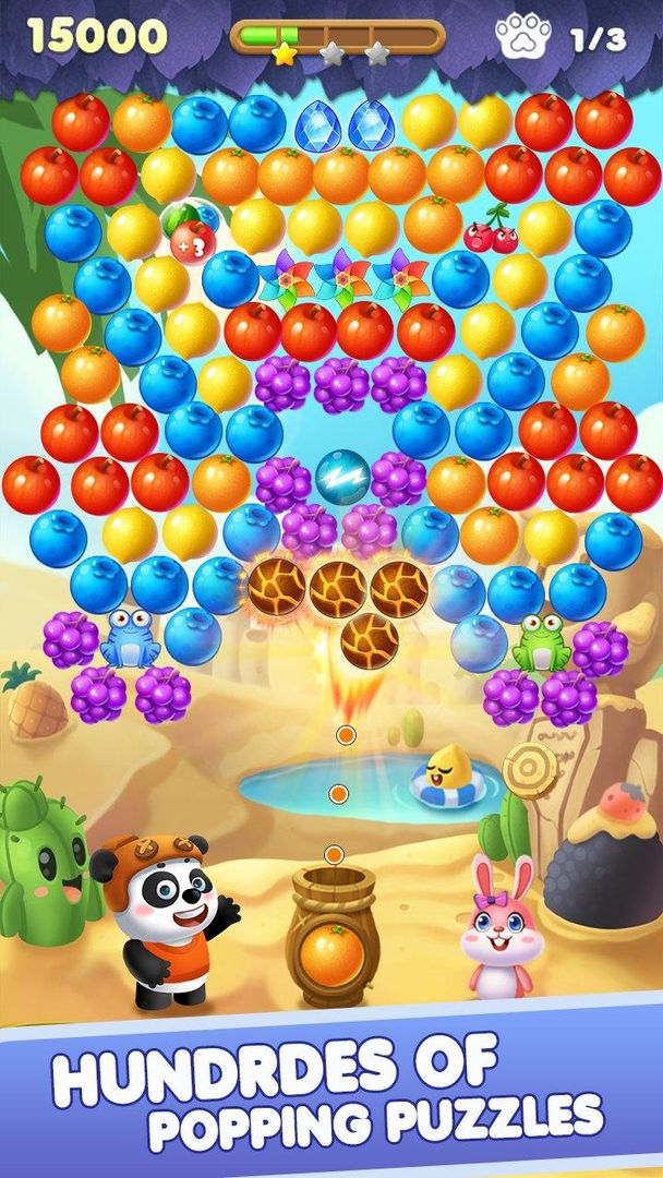 Bubble Panda Rescue ภาพหน้าจอเกม
