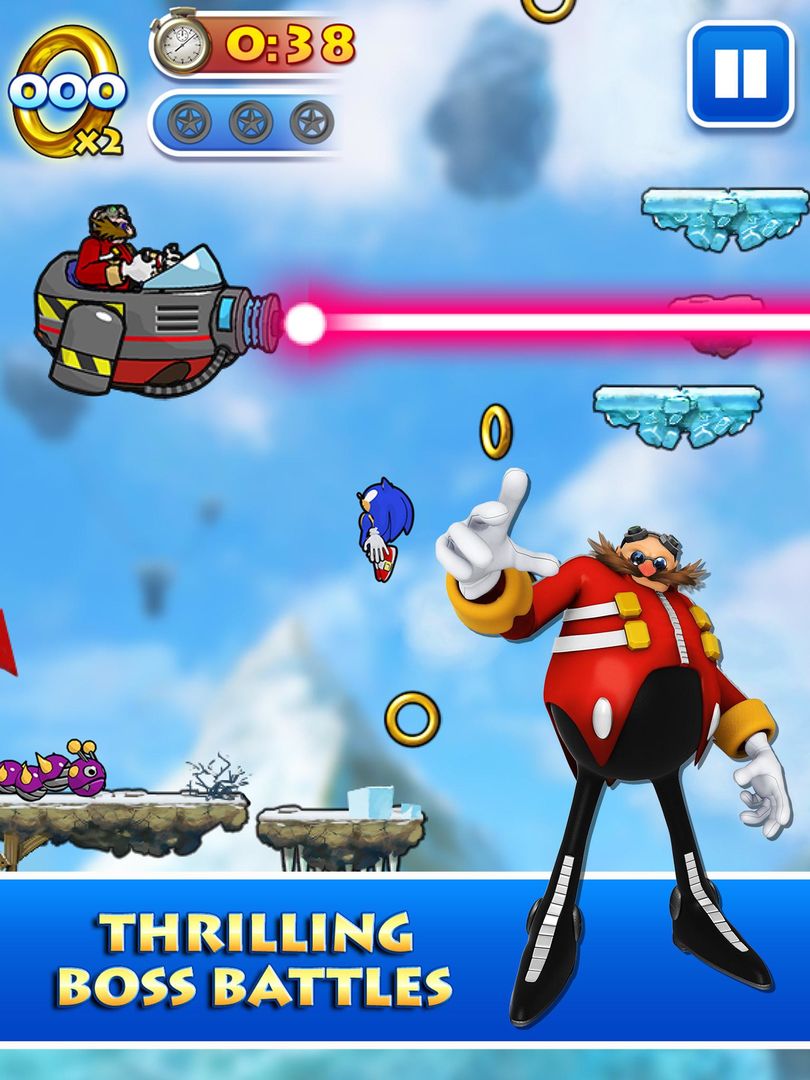 Sonic Jump Pro screenshot game