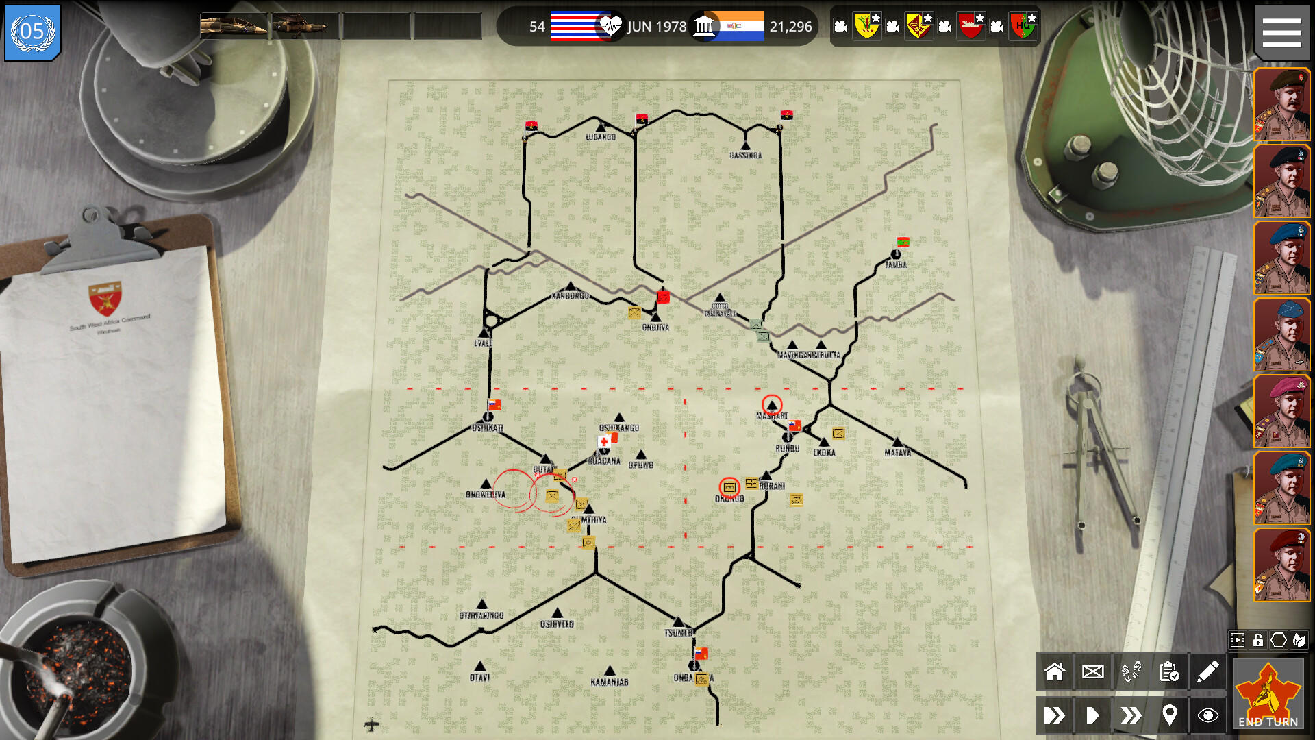 Angola '86 Game Screenshot