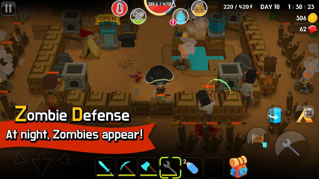 Mine Survival screenshot game
