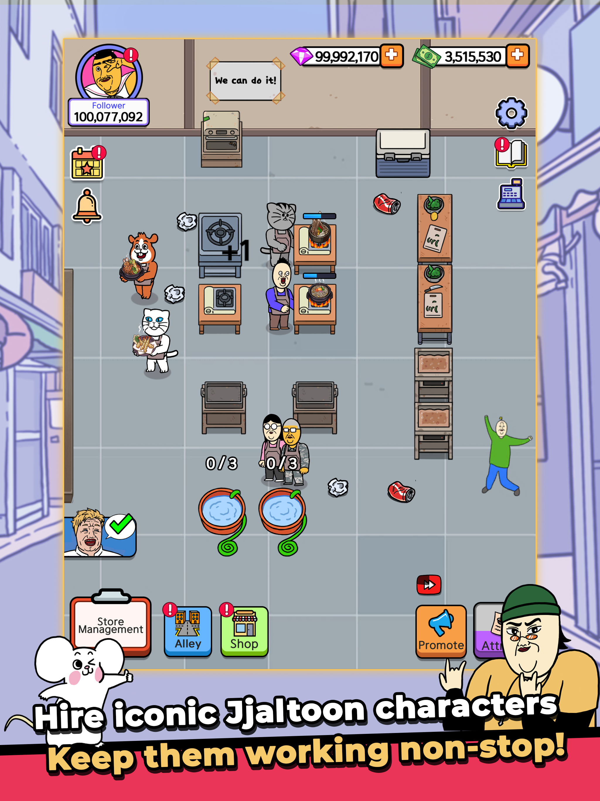 Screenshot of Alley Restaurant Tycoon