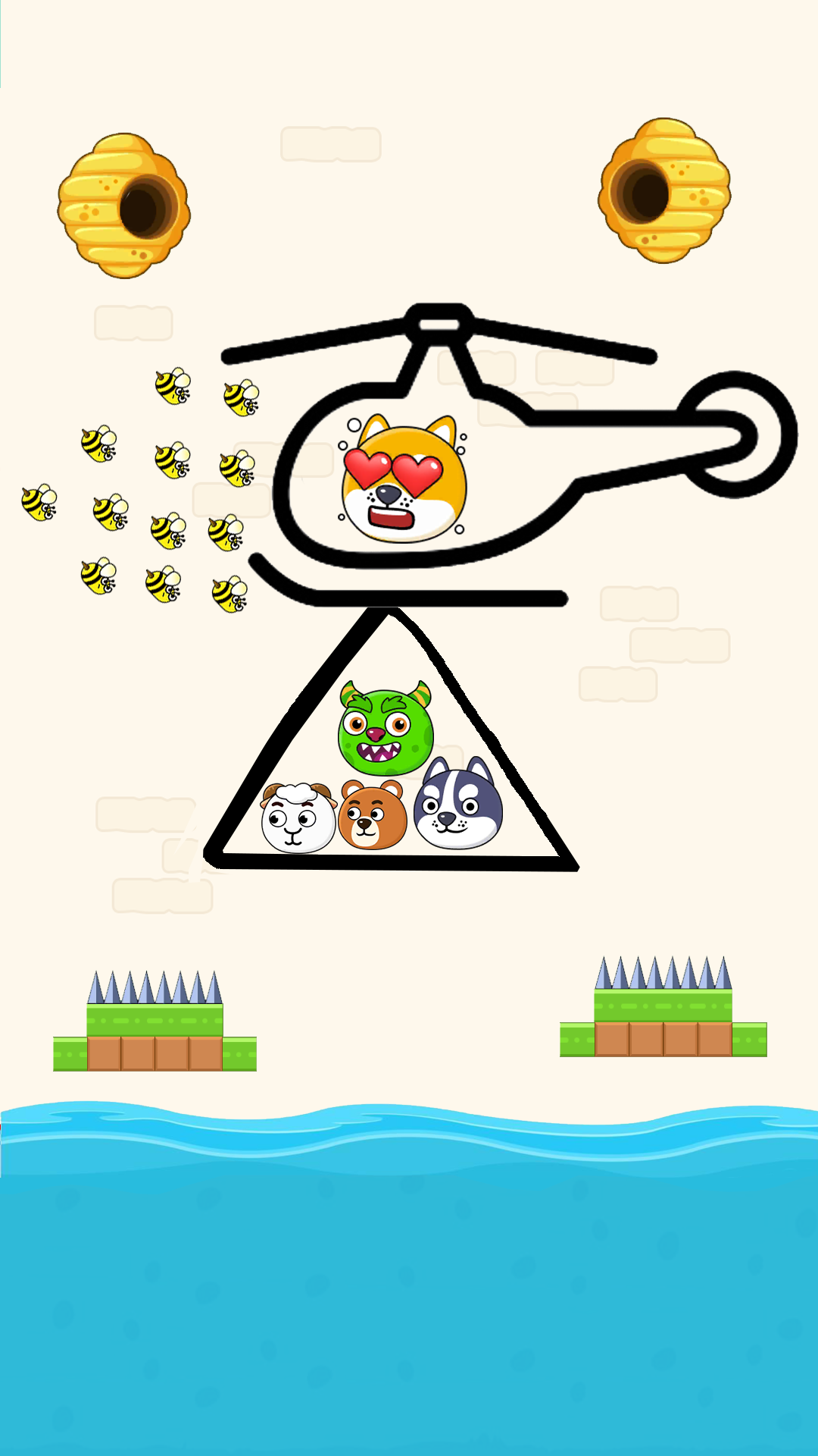 Draw to save - save the doge Game Screenshot