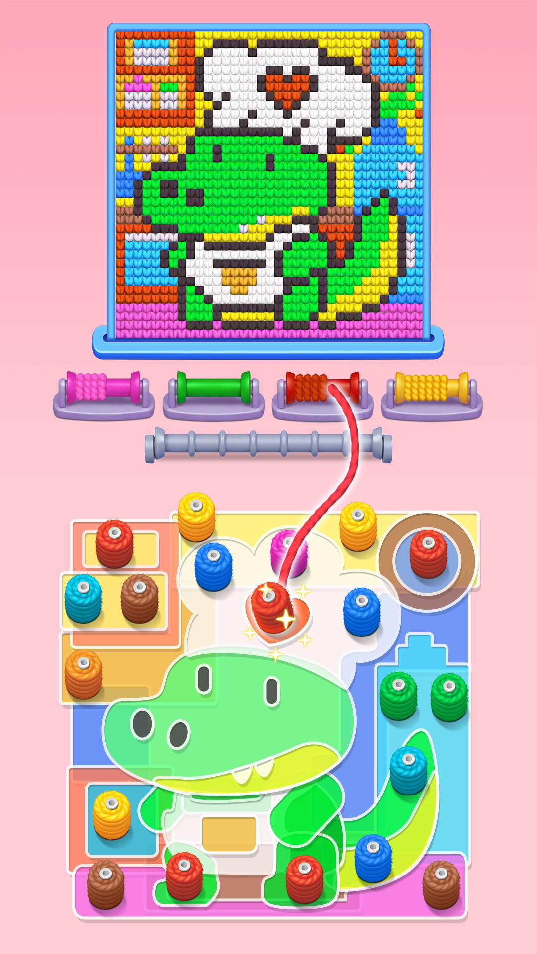 Color Wool Screw Game Screenshot