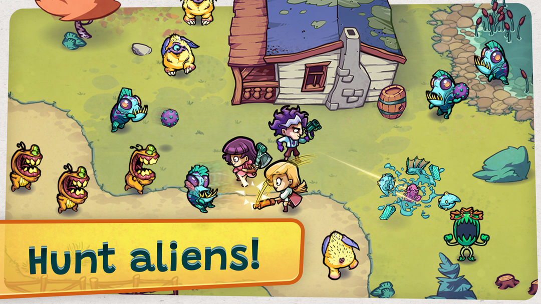 Alien Food Invasion screenshot game