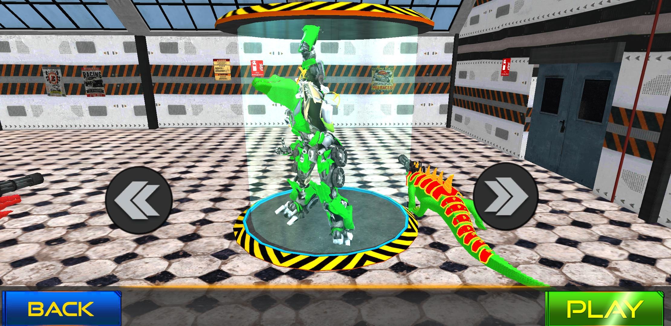 Crocodile Robot 3D Game Screenshot