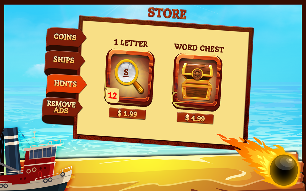 War of Words - Naval Edition ゲームのスクリーンショット