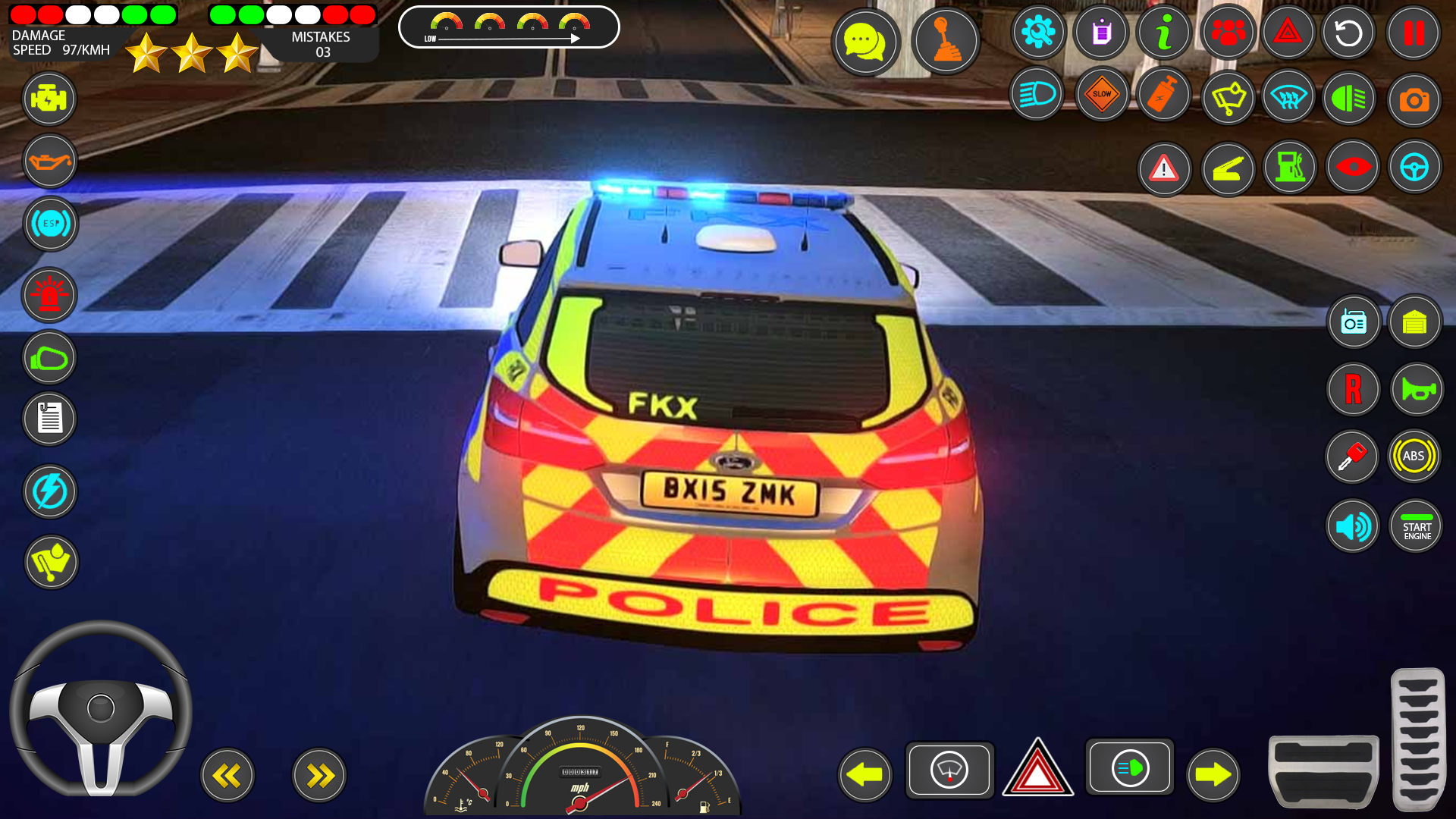 Screenshot of Police Car Parking Game 2023