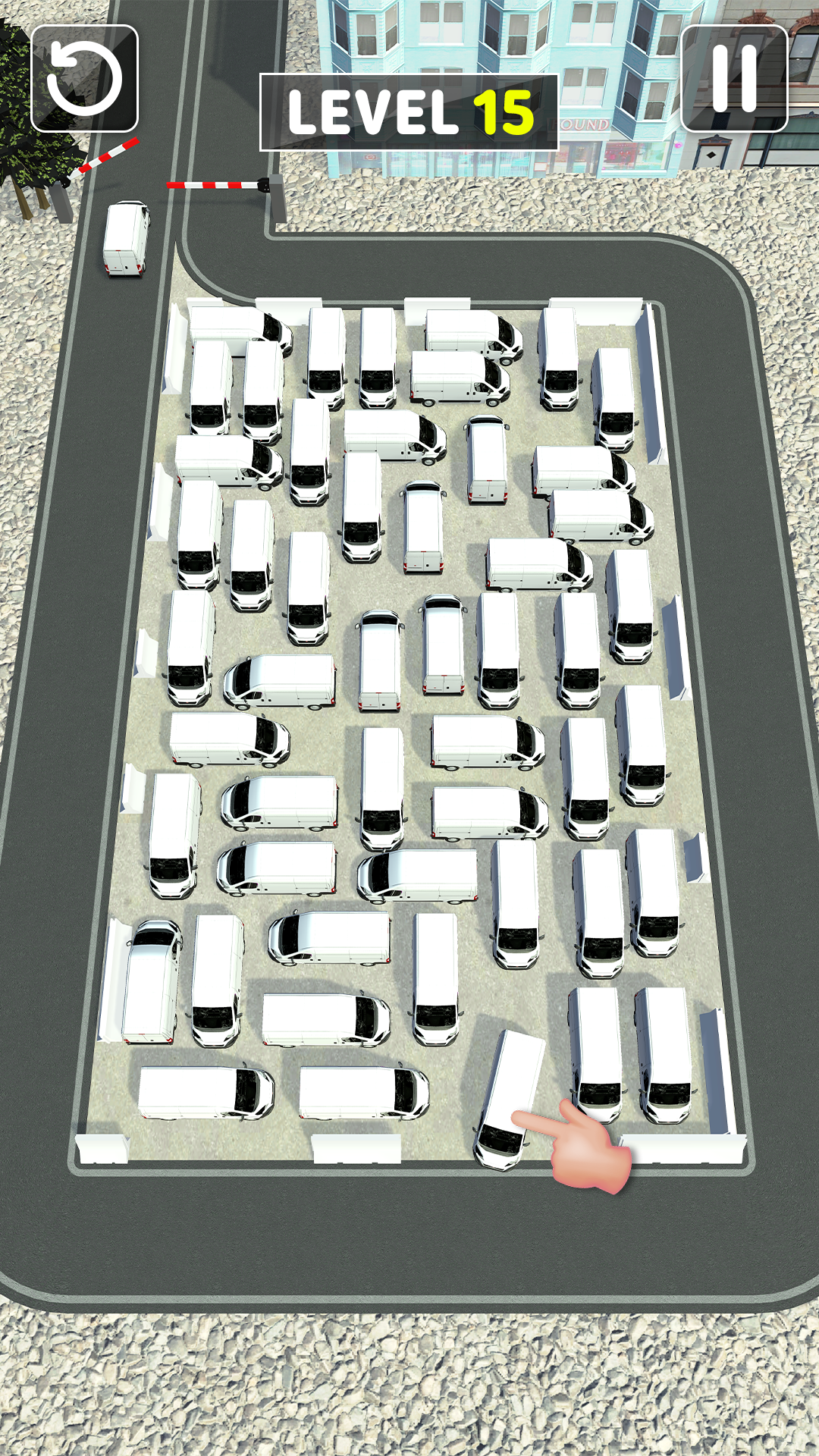 Captura de Tela do Jogo estacionamento congestionament