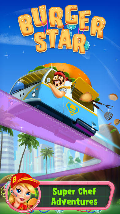 Screenshot 1 of Burger Star - การผจญภัยของ Super Chef 