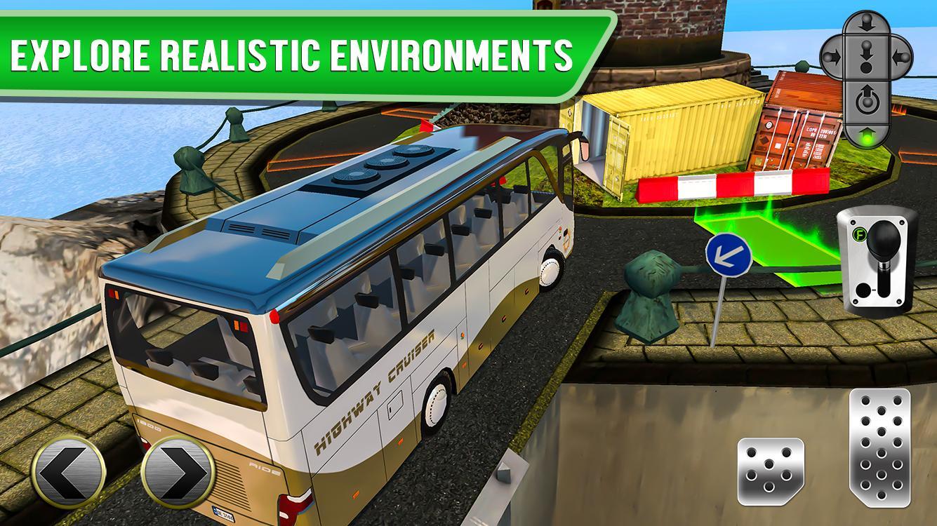 Ferry Port Trucker Parking Sim Game Screenshot
