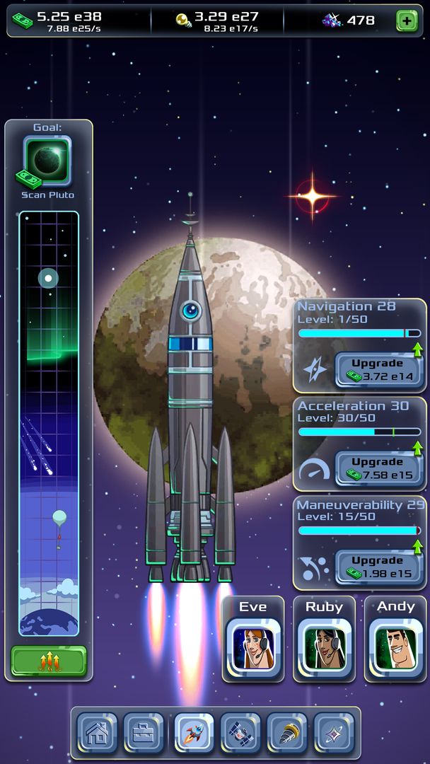 Idle Tycoon: Space Company 게임 스크린 샷