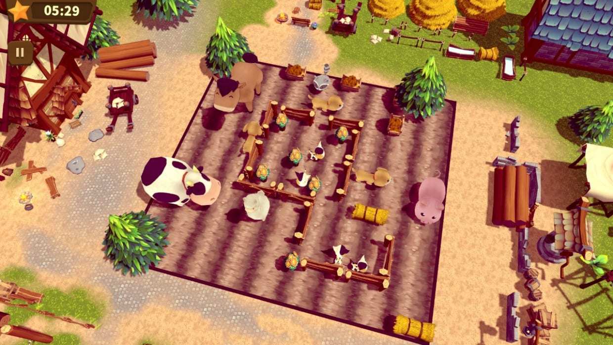 Animal Farm Parking Game Screenshot
