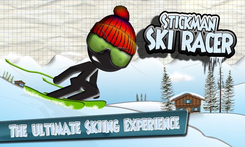 Screenshot of Stickman Ski Racer