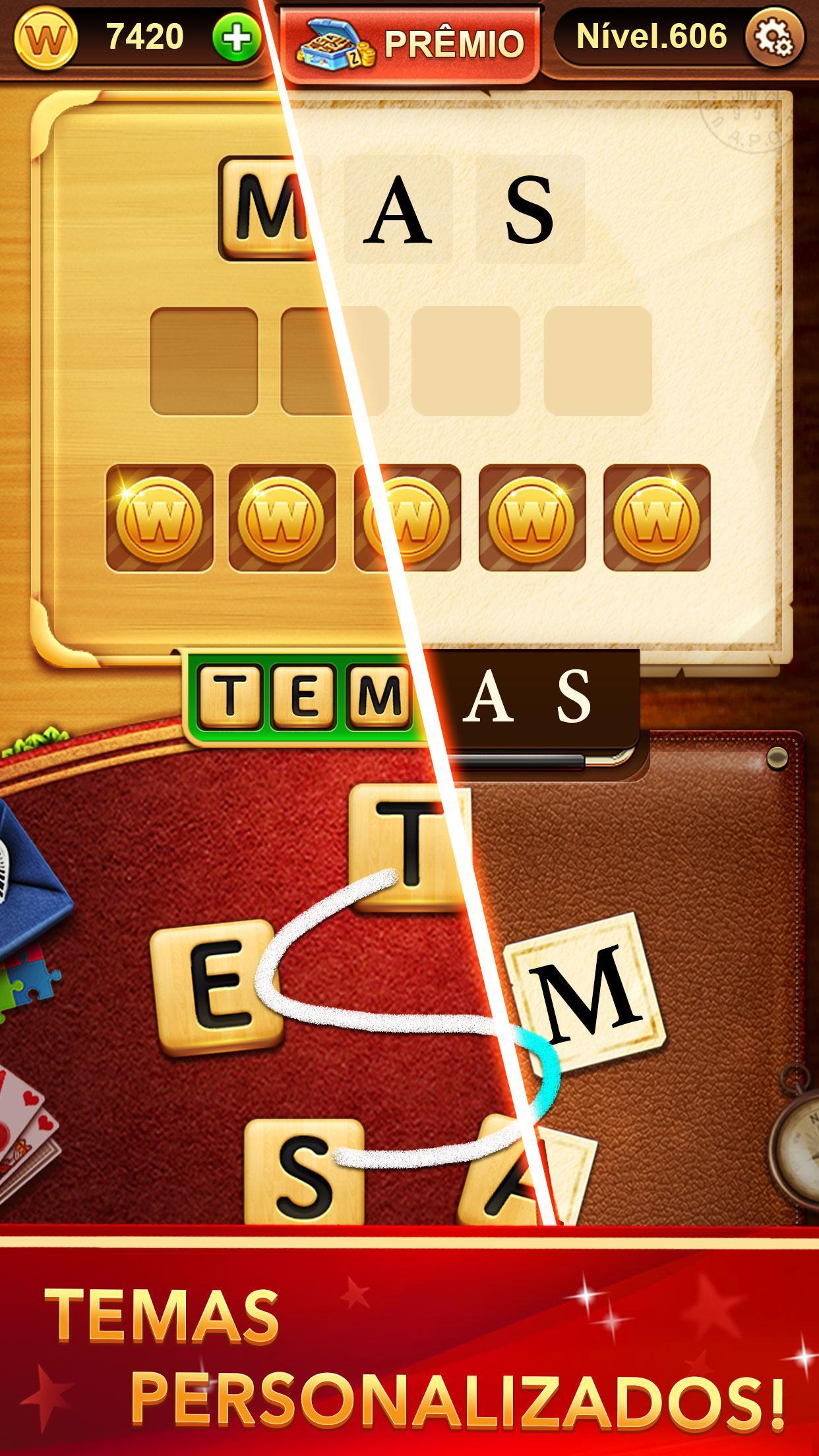 Captura de Tela do Jogo Palavras Conectadas