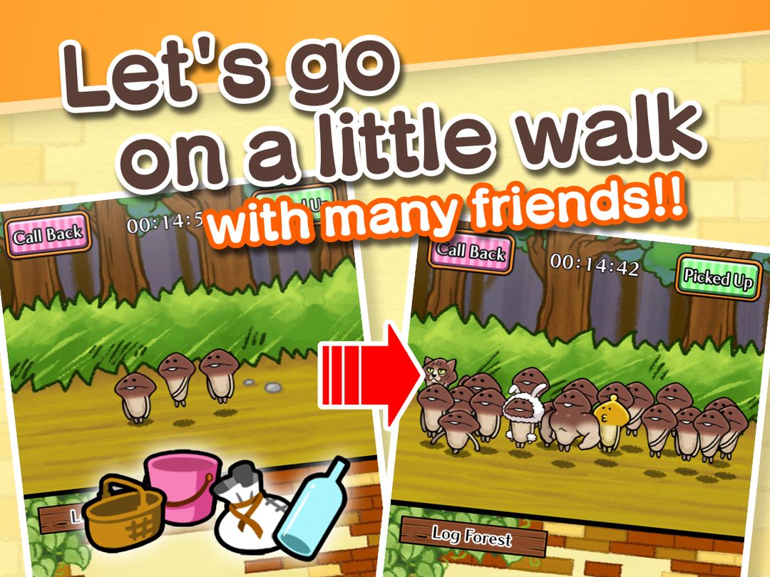 Walk-A-Funghi screenshot game