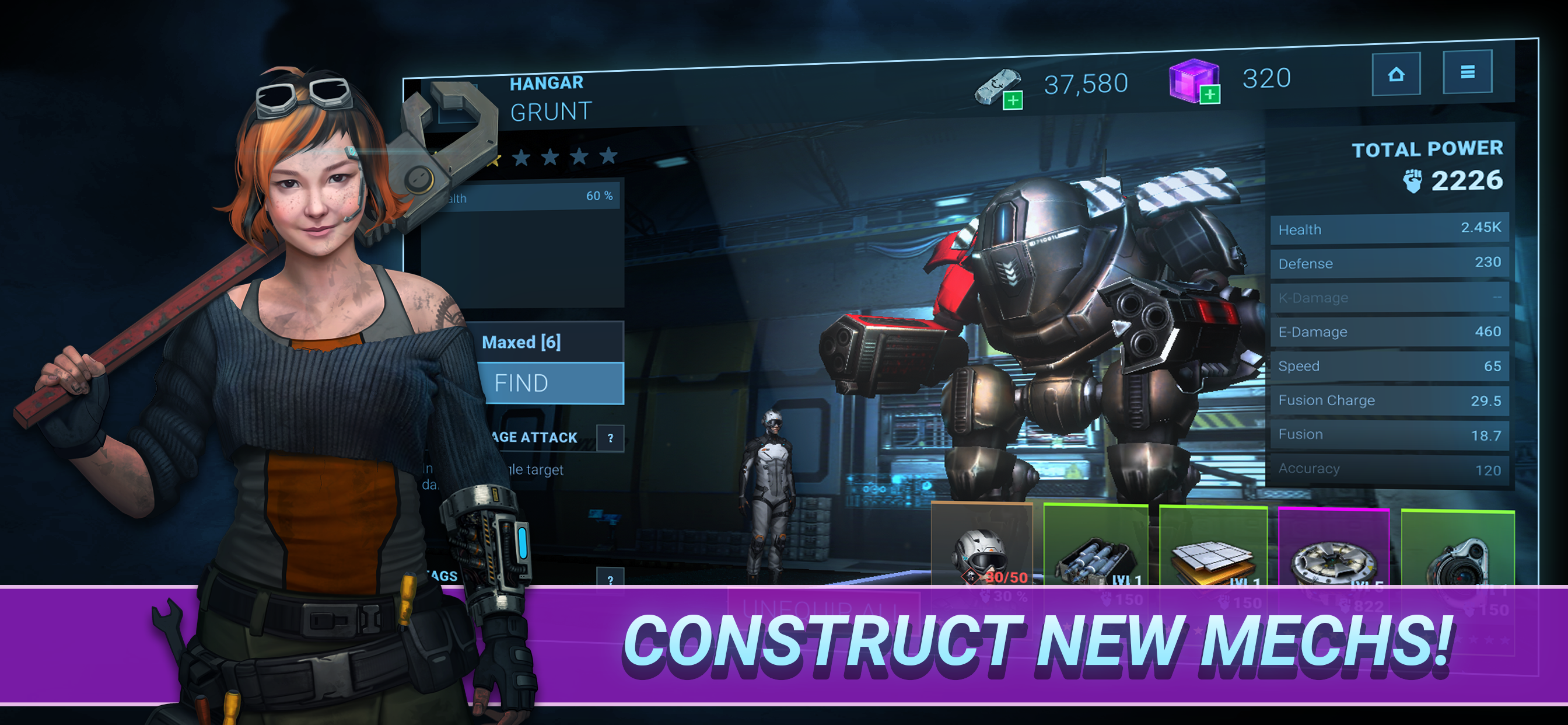 Скриншот игры Fusion Guards: AI Mech War