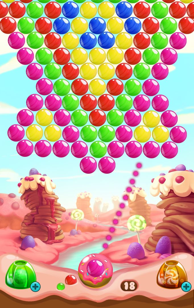 Screenshot of Bubble Donuts Pop