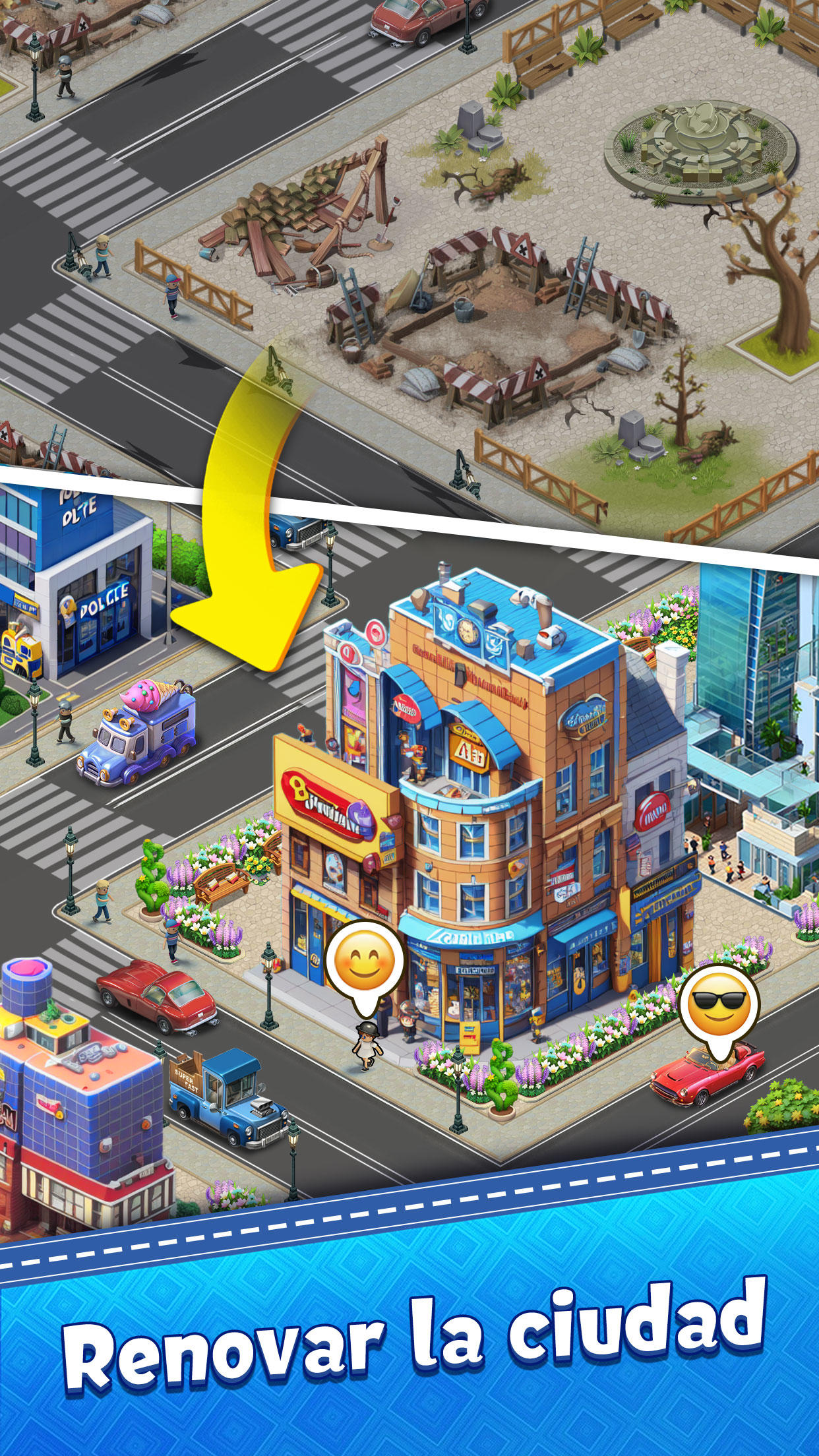 Captura de Pantalla del Juego City Mansion: Build Merge Game
