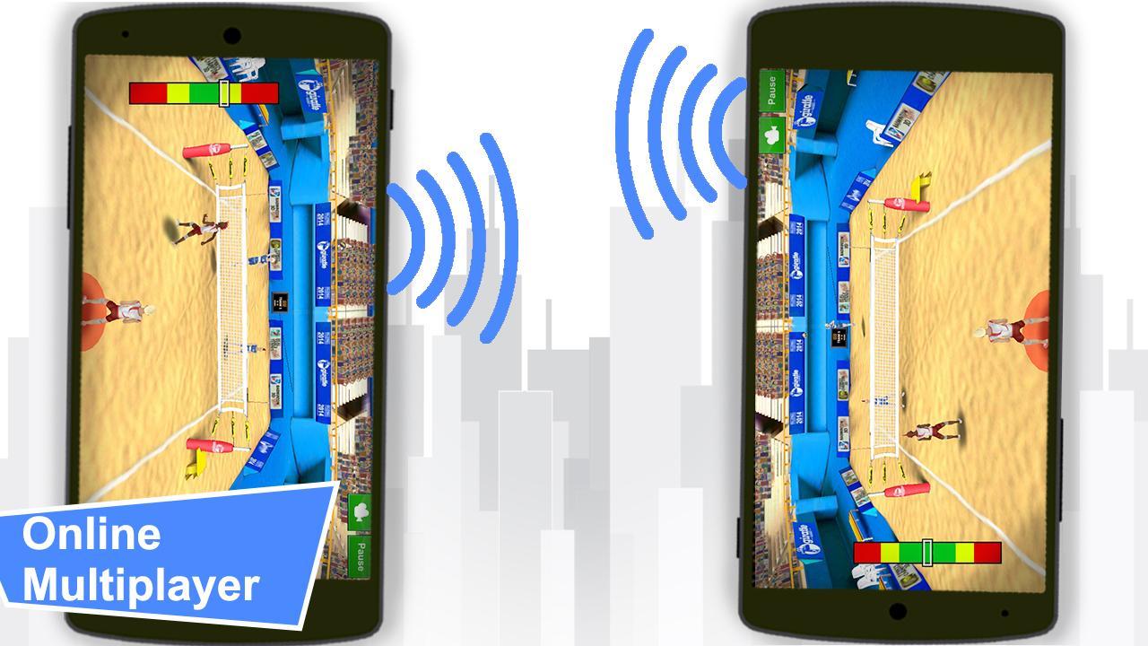 Captura de Tela do Jogo Volleyball Champions 3D - Onli