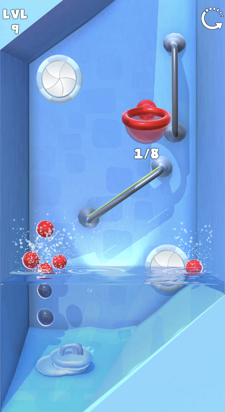 Water Dunk Game Screenshot