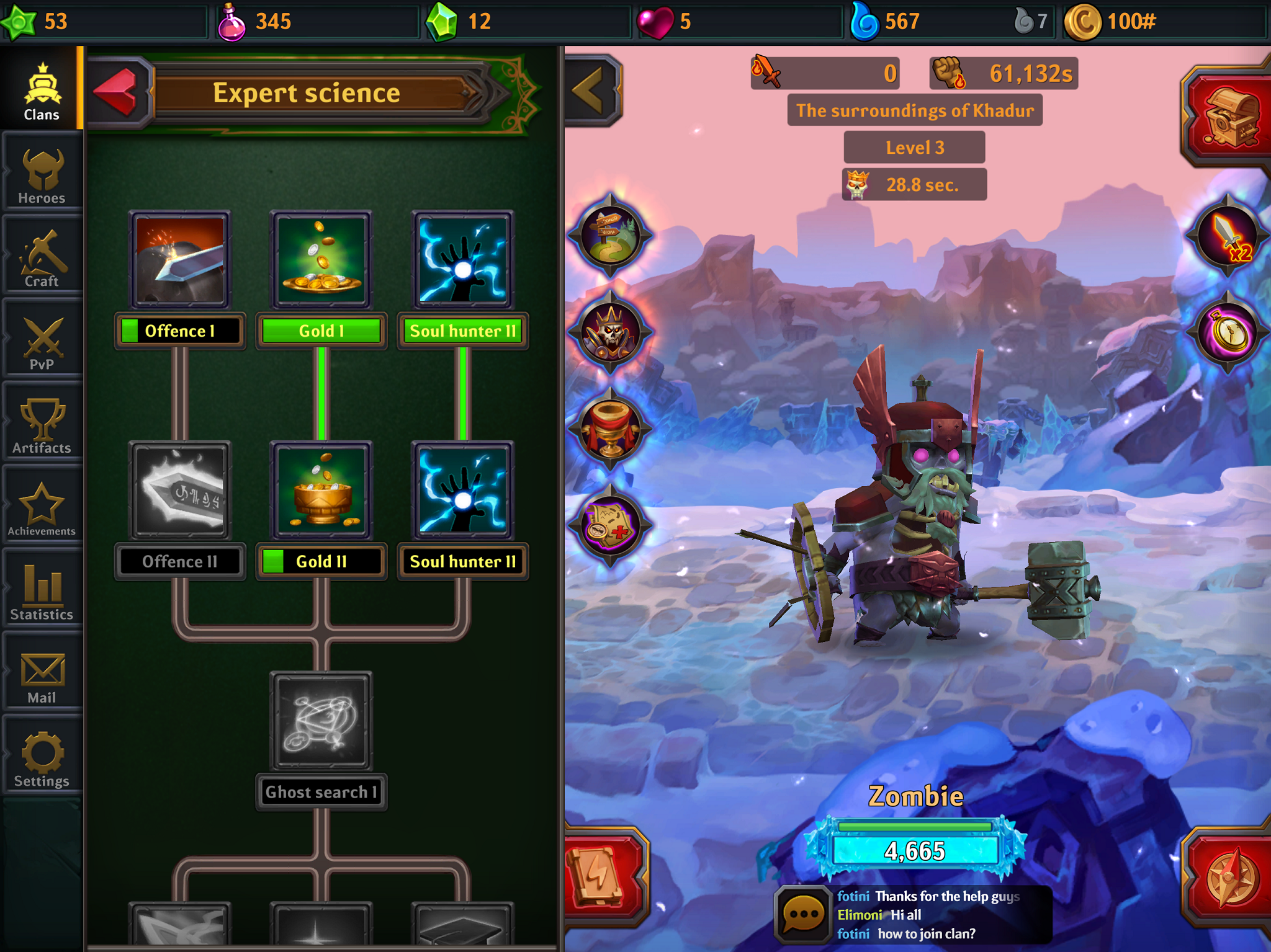 Dungeon Crusher: Soul Hunters Game Screenshot