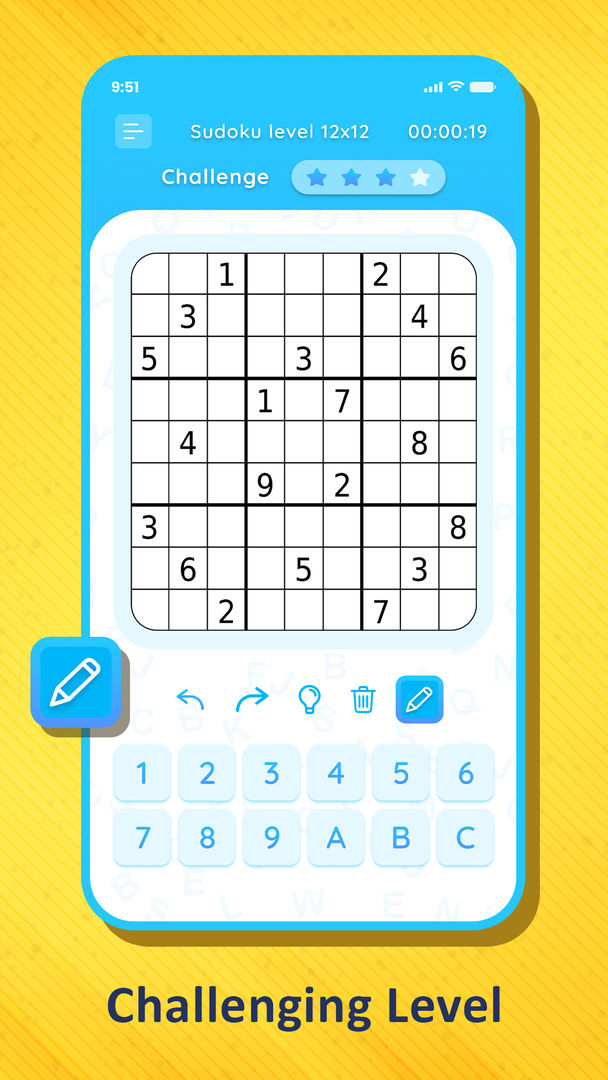 Screenshot of Sudoku Puzzle - Number Game