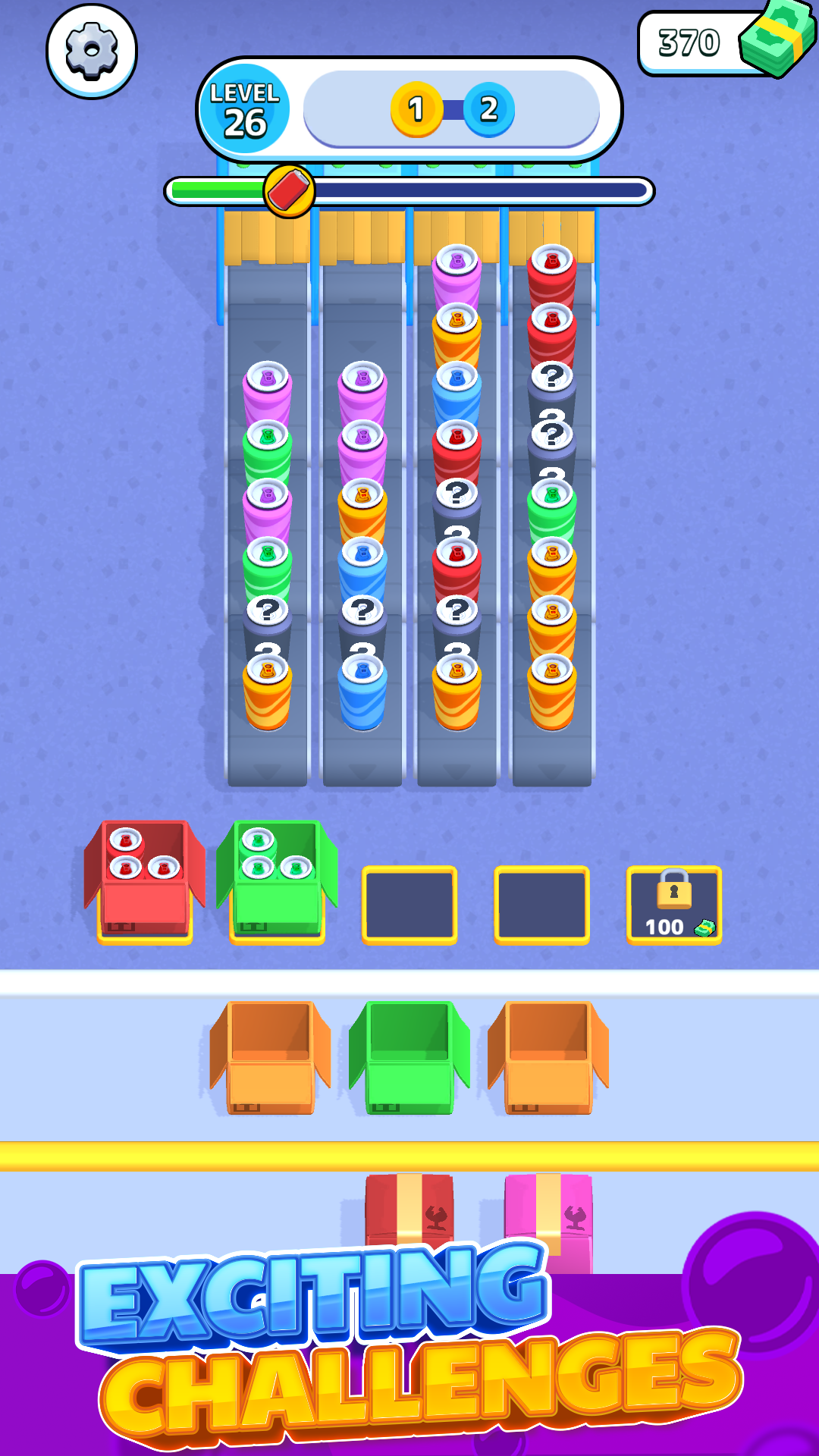 Bottle Jam! Game Screenshot