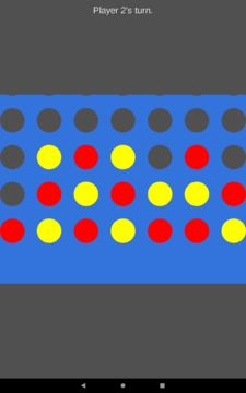 Four in a Row Game Screenshot