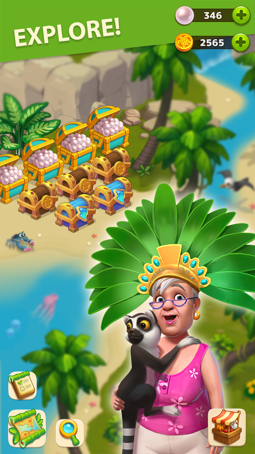 Cuplikan Layar Game Coral Isle