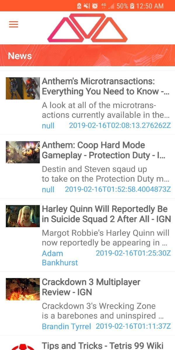 Скриншот игры Anthem Companion