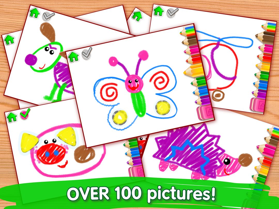 Bini Drawing for Kids Games screenshot game