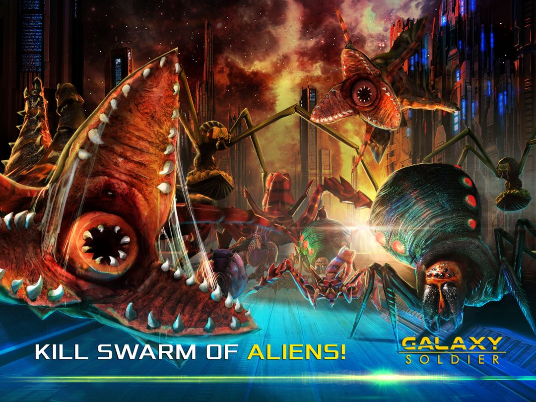 Galaxy Soldier - Alien Shooter screenshot game