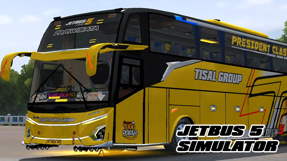 Mabar Jetbus5 Simulator ゲームのスクリーンショット