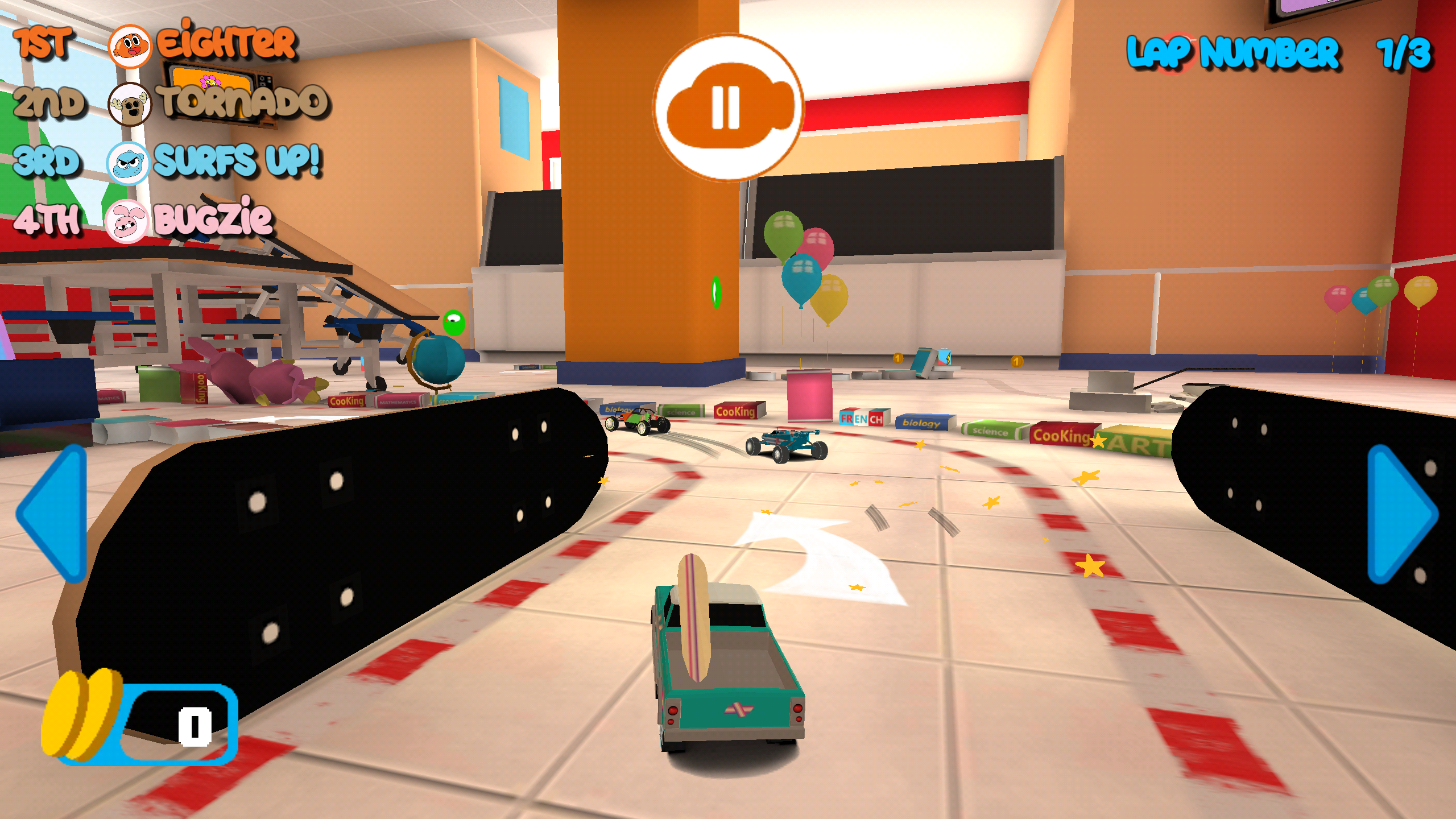 Gumball Racing Game Screenshot
