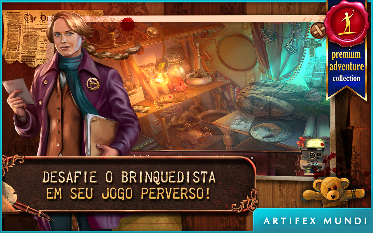 Captura de Tela do Jogo Puzzles Mortais: O Brinquedist