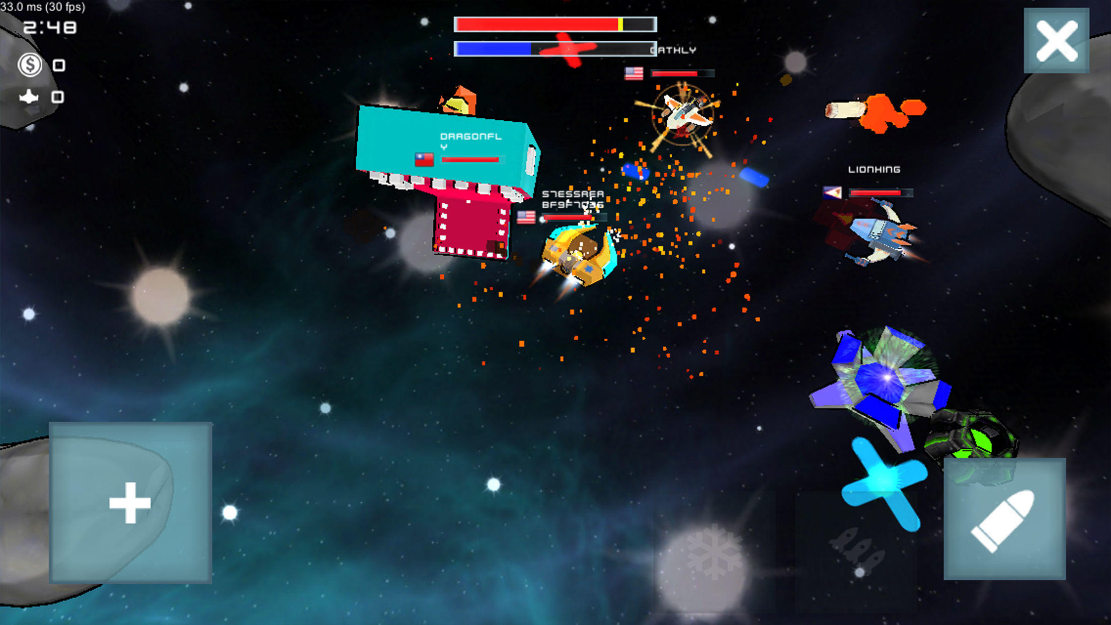 Battle Galaxy Game Screenshot