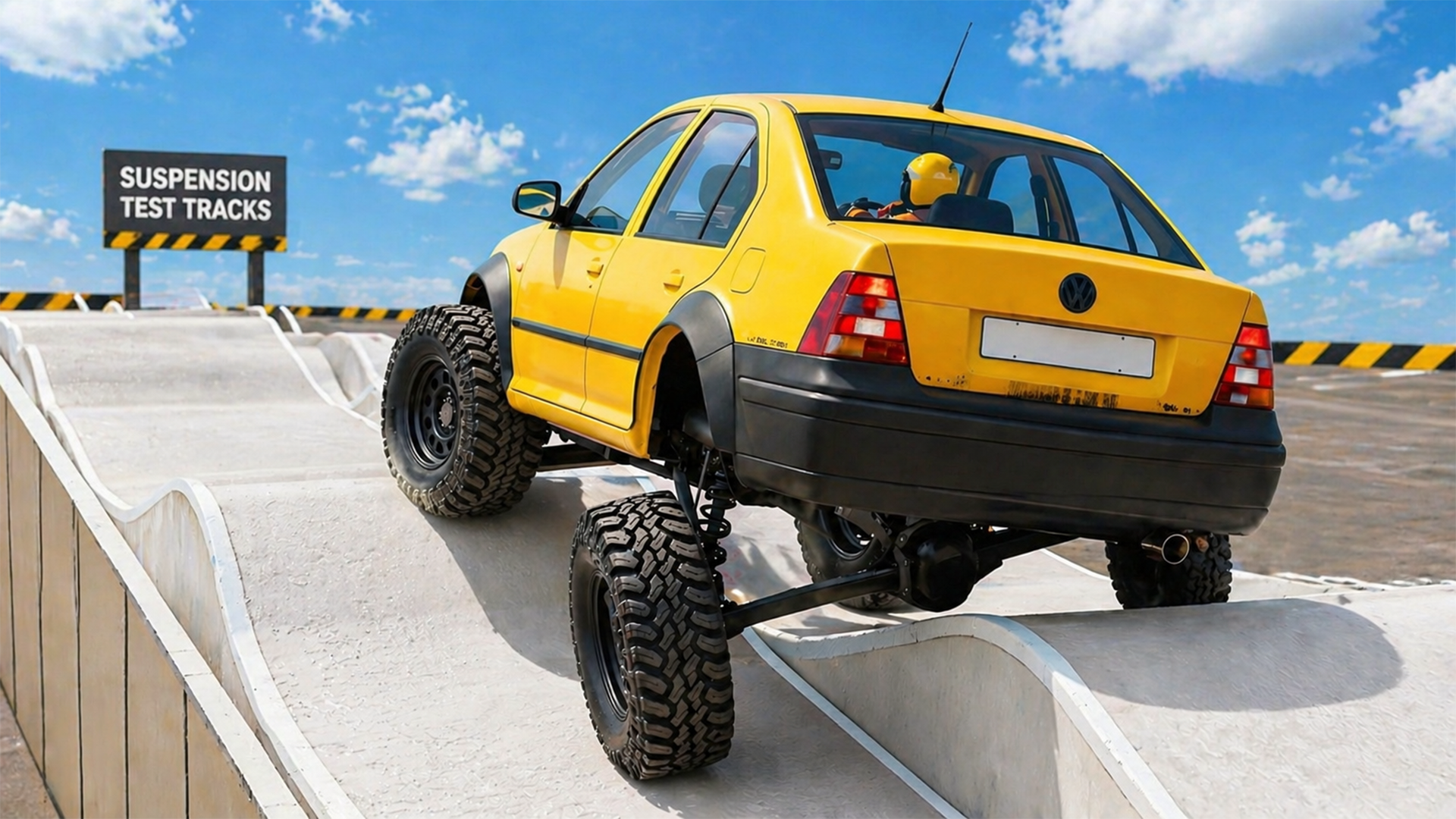 Car Suspension Test Game Screenshot