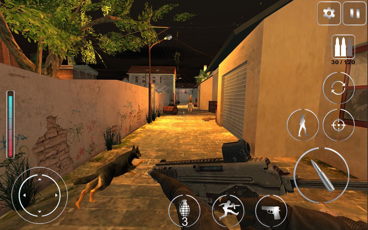 Screenshot 1 of Lara Croft FPS Secret Agent: jogo de ação de tiro 1.0.3