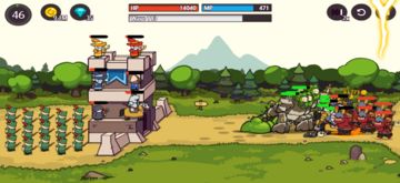 Castle Defender Saga of War Game Screenshot