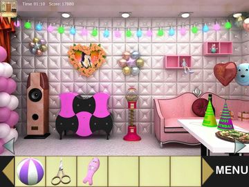 Escape From Girl BirthdayParty Game Screenshot