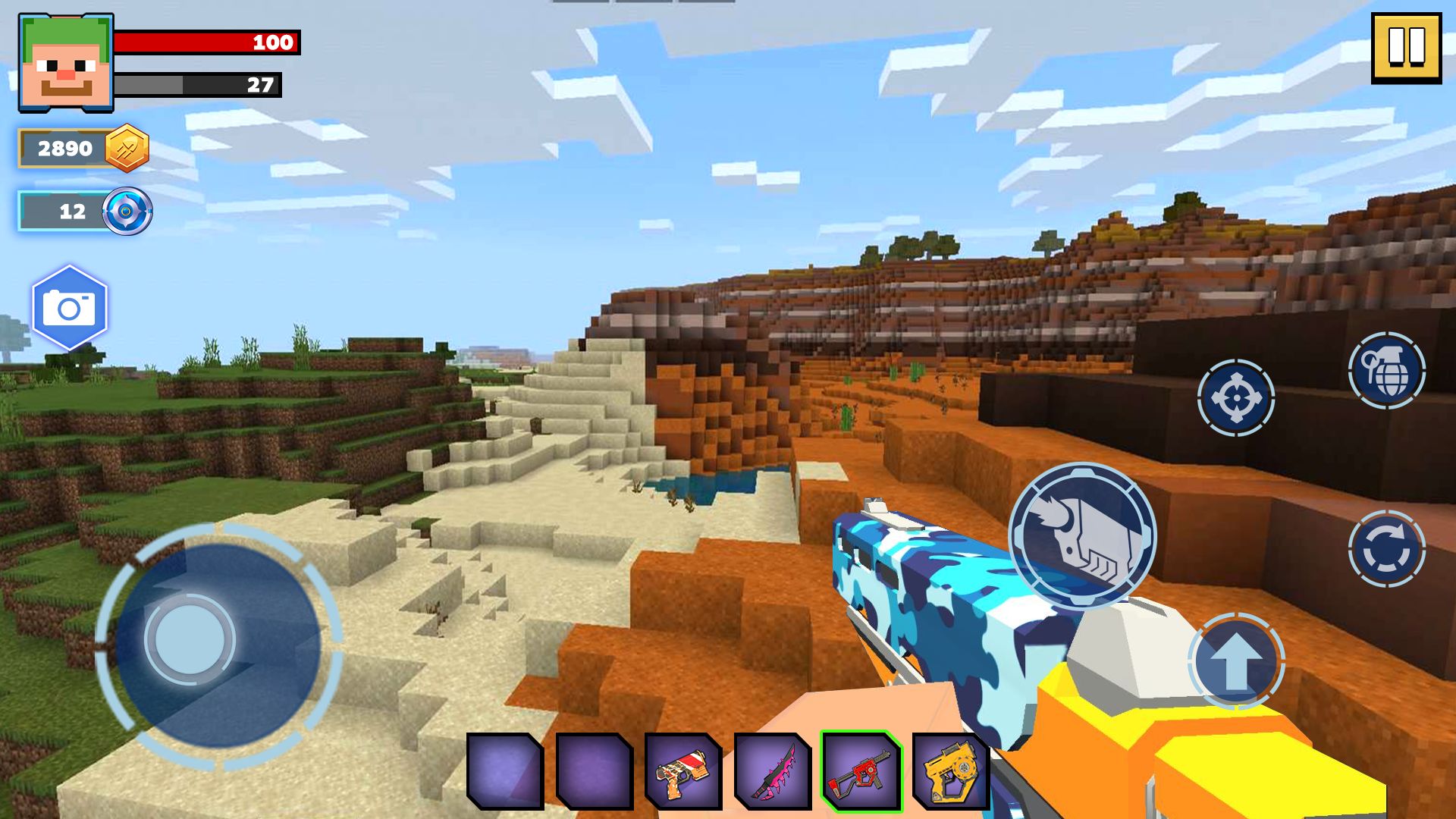 Screenshot of Fire Craft: 3D Pixel World