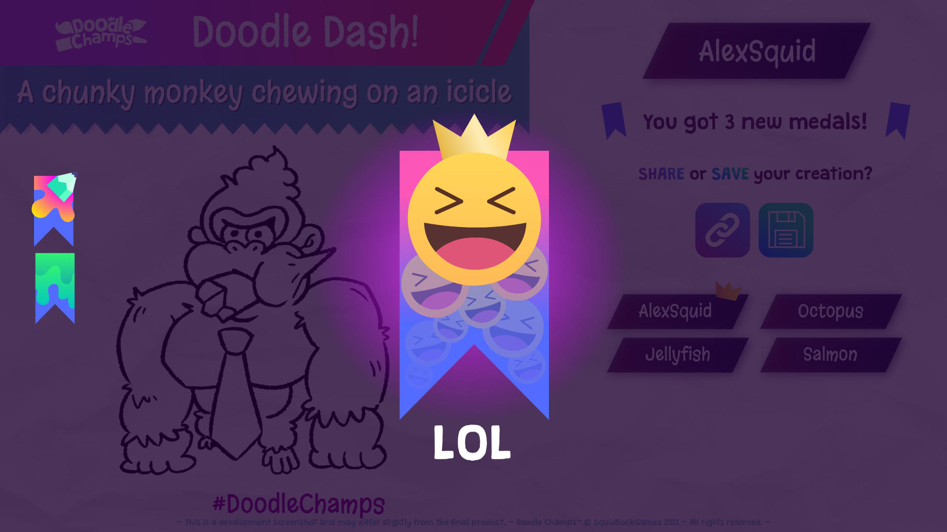 Doodle Champs 게임 스크린 샷