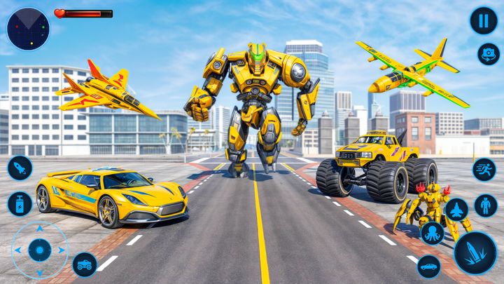 Robot Car 3D Fight & Transform Game Screenshot