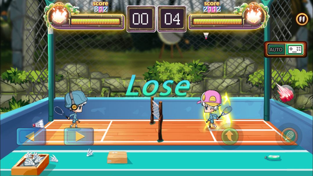 Badminton screenshot game