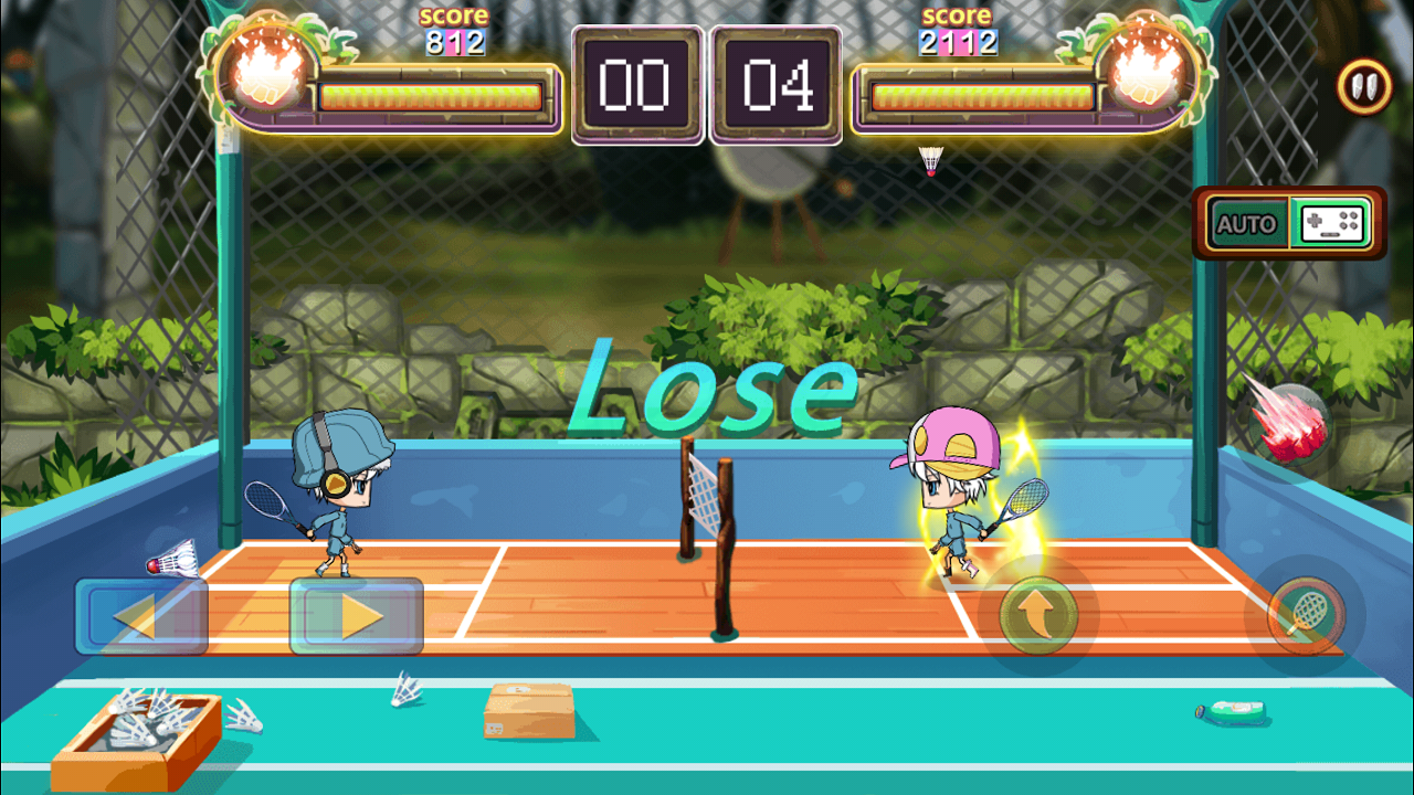 Badminton Game Game Screenshot