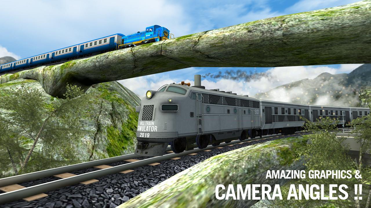 Hill Train simulator 2019 - Train Games 遊戲截圖