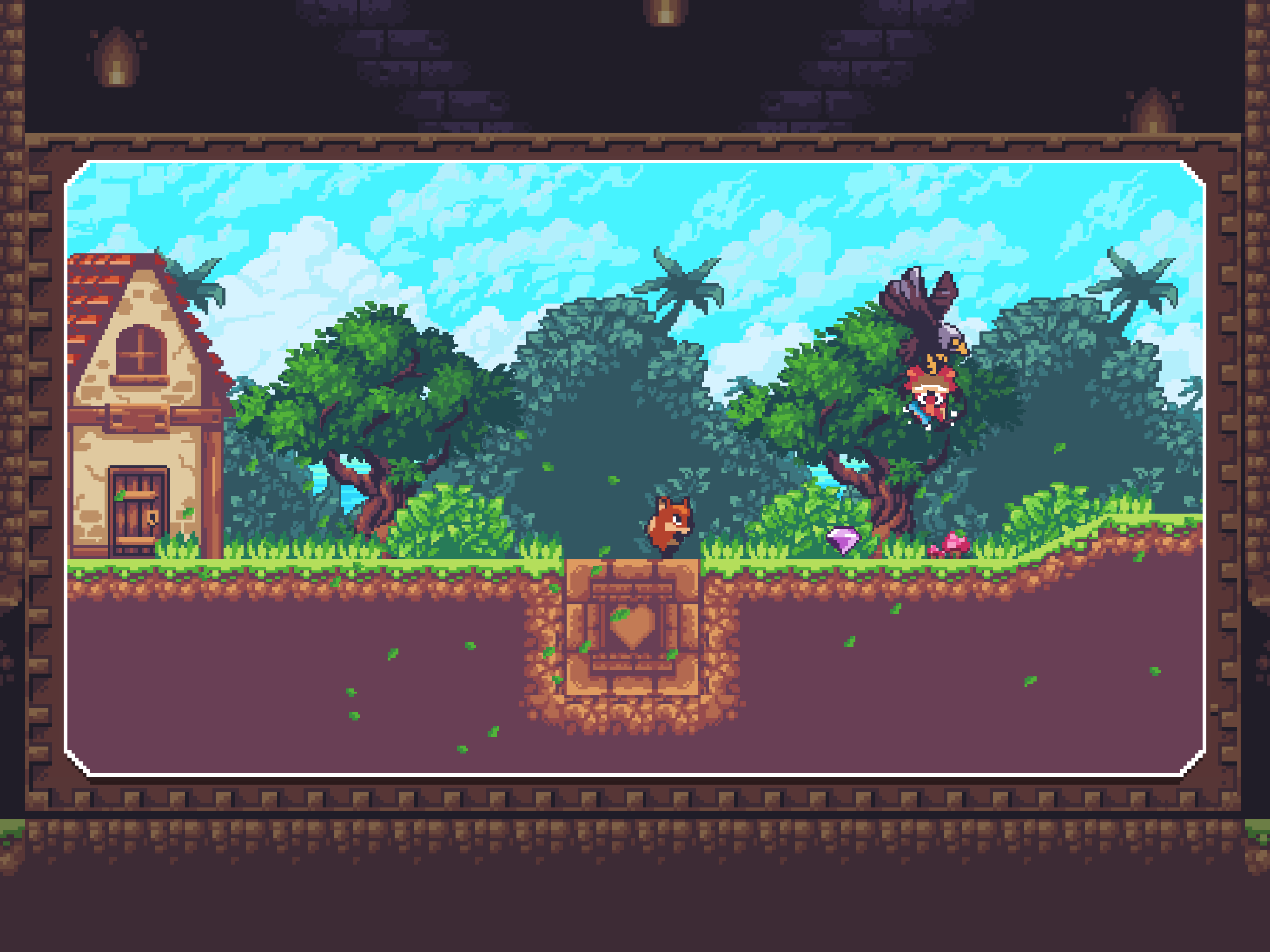 FoxyLand Game Screenshot