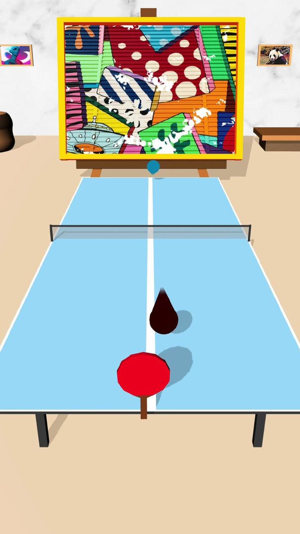 Screenshot of Paint Pong EDM